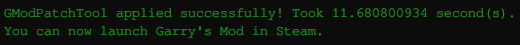 GModPatchTool applied successfully